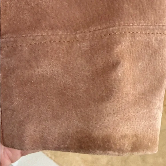 VTG Leather Factory Suede Fringe Jacket Western Cowgirl Boho Rodeo Festival - Picture 9 of 13